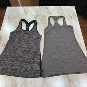 Set of two Lululemon racer back workout tanks